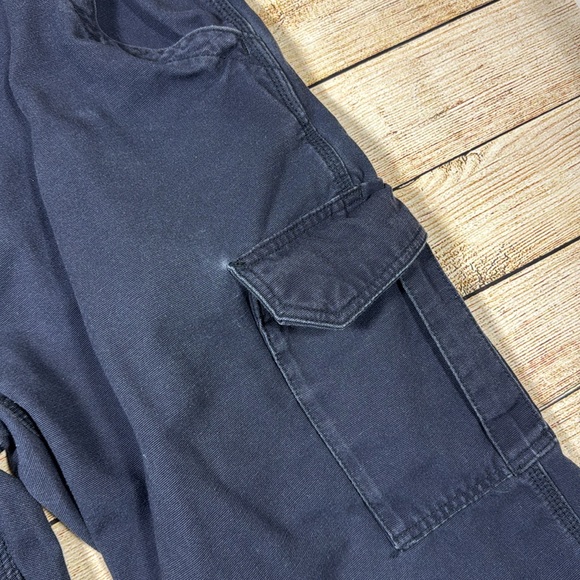 Carhartt FR Men's 38 Flame Resistant Navy Blue Cargo Work Pants Inseam 28" - Picture 6 of 11